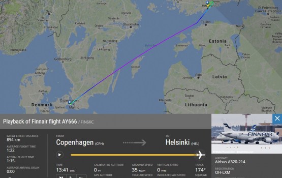 Finnair � �������, 13-��, ��������� ��������� ����� � ��