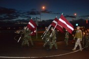 День Лачплесиса завершился факельным шествием