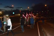 День Лачплесиса завершился факельным шествием
