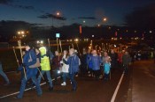 День Лачплесиса завершился факельным шествием