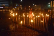День Лачплесиса завершился факельным шествием