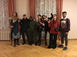 Клоуны из разных стран порадовали даугавпилсских ребят