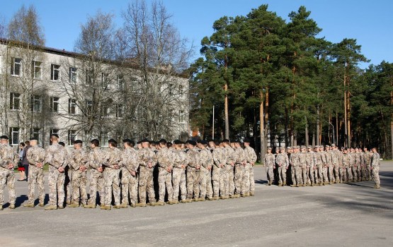 На военной базе в Адажи начинается строительство новой казармы