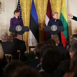 Трамп поблагодарил президентов стран Балтии за «невероятные отношения»