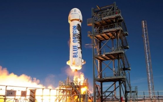 ������� ��������� ������ � ������ �� ������� Blue Origin