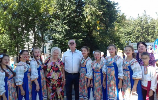 Даугавпилчане поздравили город Владимир с днем рождения