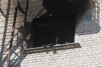 Пожар в девятиэтажке: эвакуация жителей и пострадавшие (ФОТО)