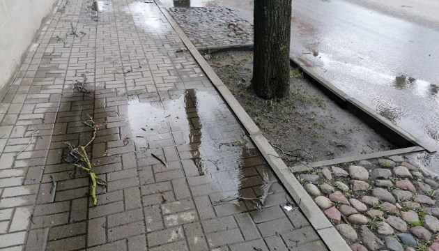 После ночного урагана (ФОТО)