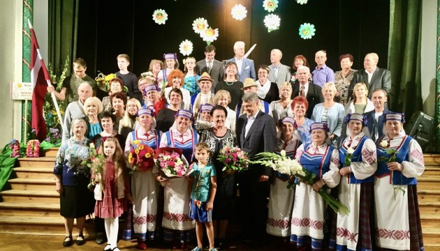 На празднике у белорусов Екабпилса
