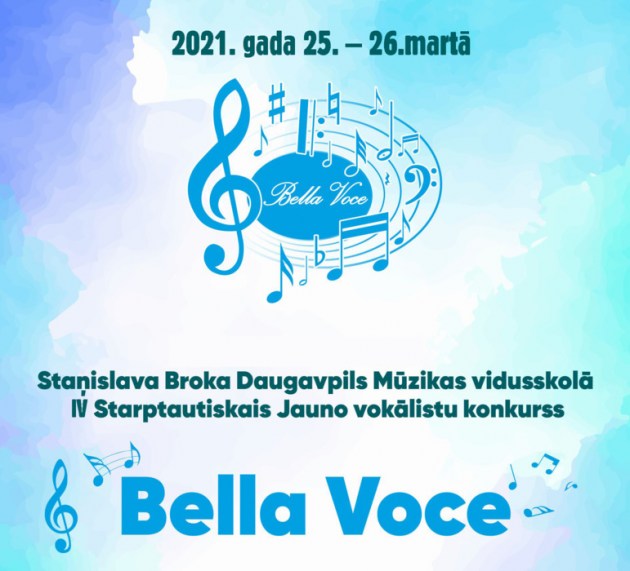 В Даугавпилсе состоится конкурс BELLA VOCE