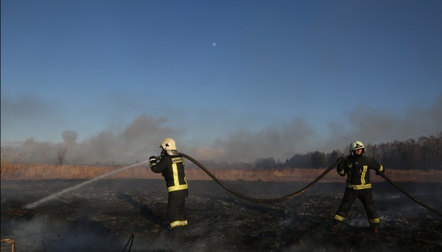 За три дня в Даугавпилсе 11 раз тушили прошлогоднюю траву
