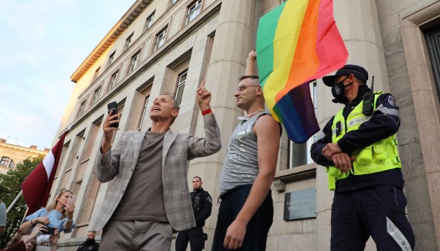 На Гобземса наложен штраф в 350 евро за несанкционированную акцию протеста