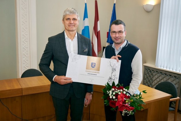 Мэр Резекне поблагодарил инспекторов за спасение пятилетнего ребенка