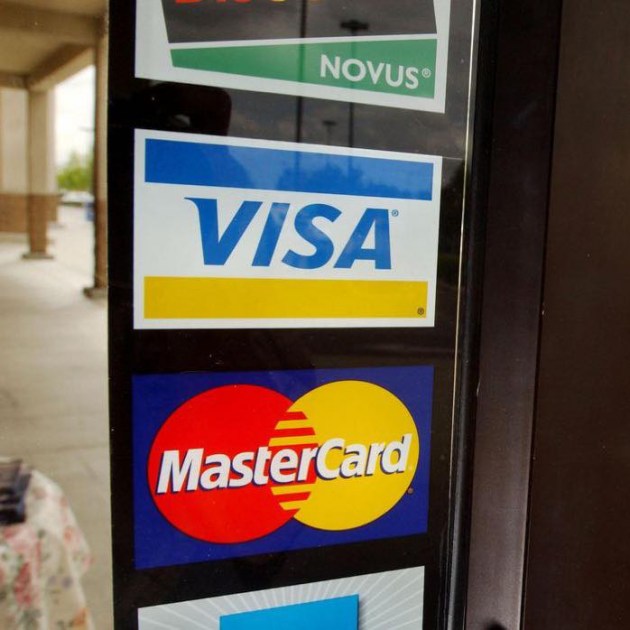   Visa  Mastercard   