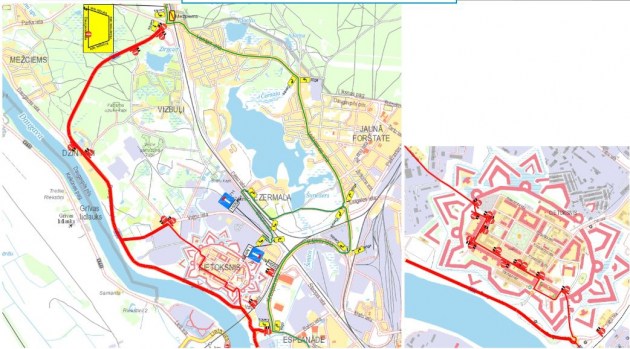 В субботу на многих улицах города ограничат движение транспорта (СХЕМЫ)