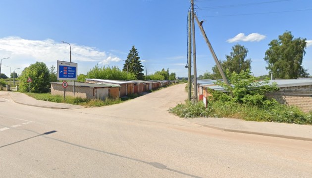 На улице Балву сгорели три гаража