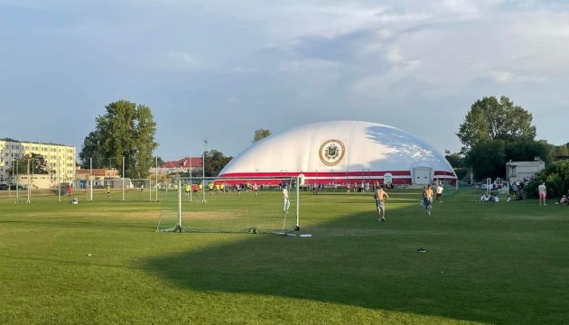 Будет ли в Даугавпилсе надувной футбольный холл?