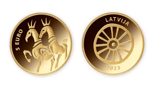 Ой, вы, кони мои, кони: Банк Латвии выпустит золотую монету