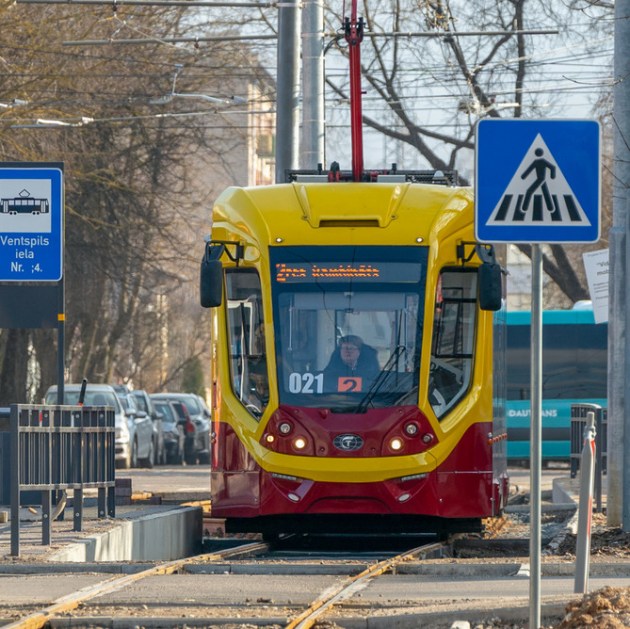 Daugavpils satiksme: меняется график движения трамвая по маршруту №2