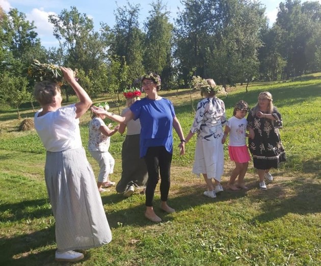 На празднике Купалье в Беркенеле