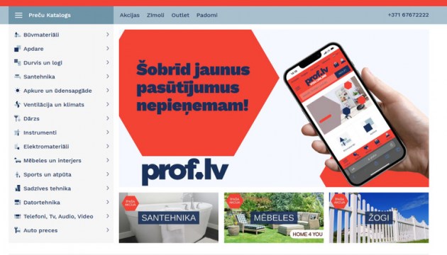 ������� Prof.lv �������� ����� ����. ������������ �� �������������� � ��� ������ ������������