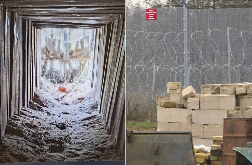 Пограничники обнаружили 25-метровый тоннель контрабандистов. Под ...