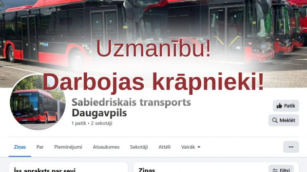 ���������: ��������� ��������� ��� ����� Daugavpils satiksme